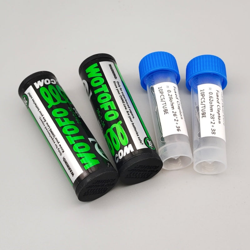 Clapton Wire Pre Built - Нагревательные спирали Ni80 Dual Core Fused