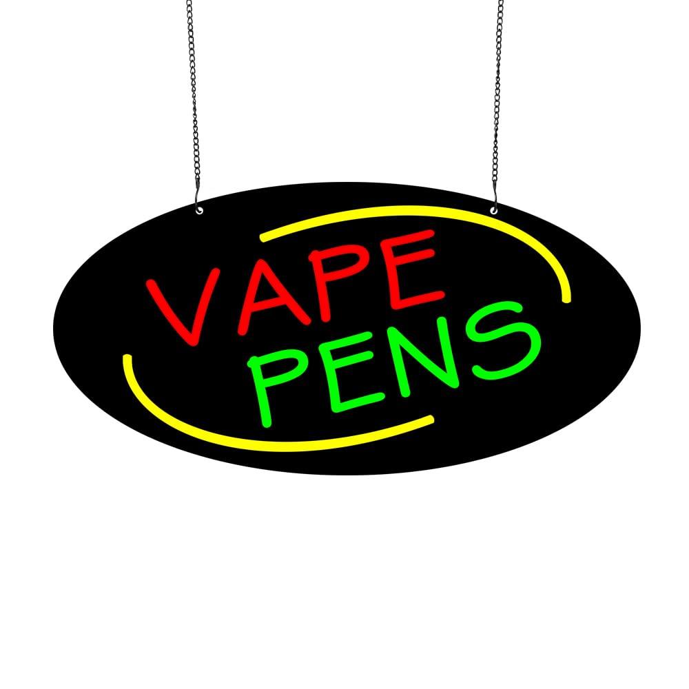 Vaping Store - Неоновая вывеска Vape Pens с регулируемой