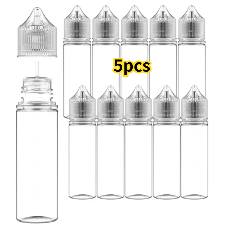 Juice Bottle Dropper - 5 шт. 30 мл-120 мл ПЭТ