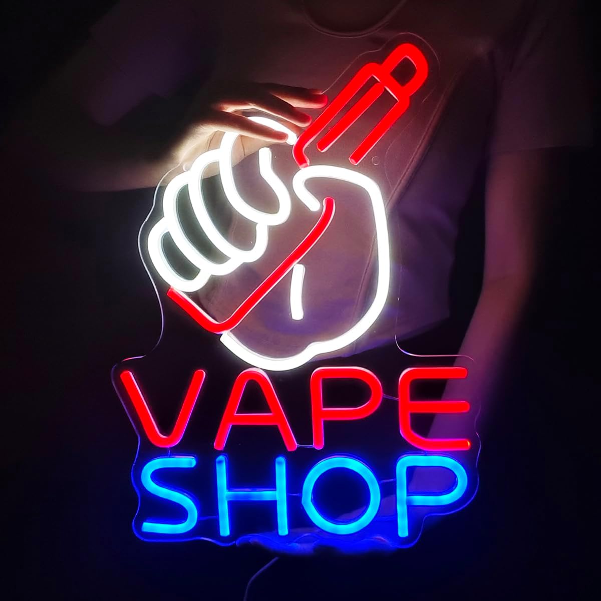 Vaping Store - Неоновая вывеска VAPE Shop для магазина