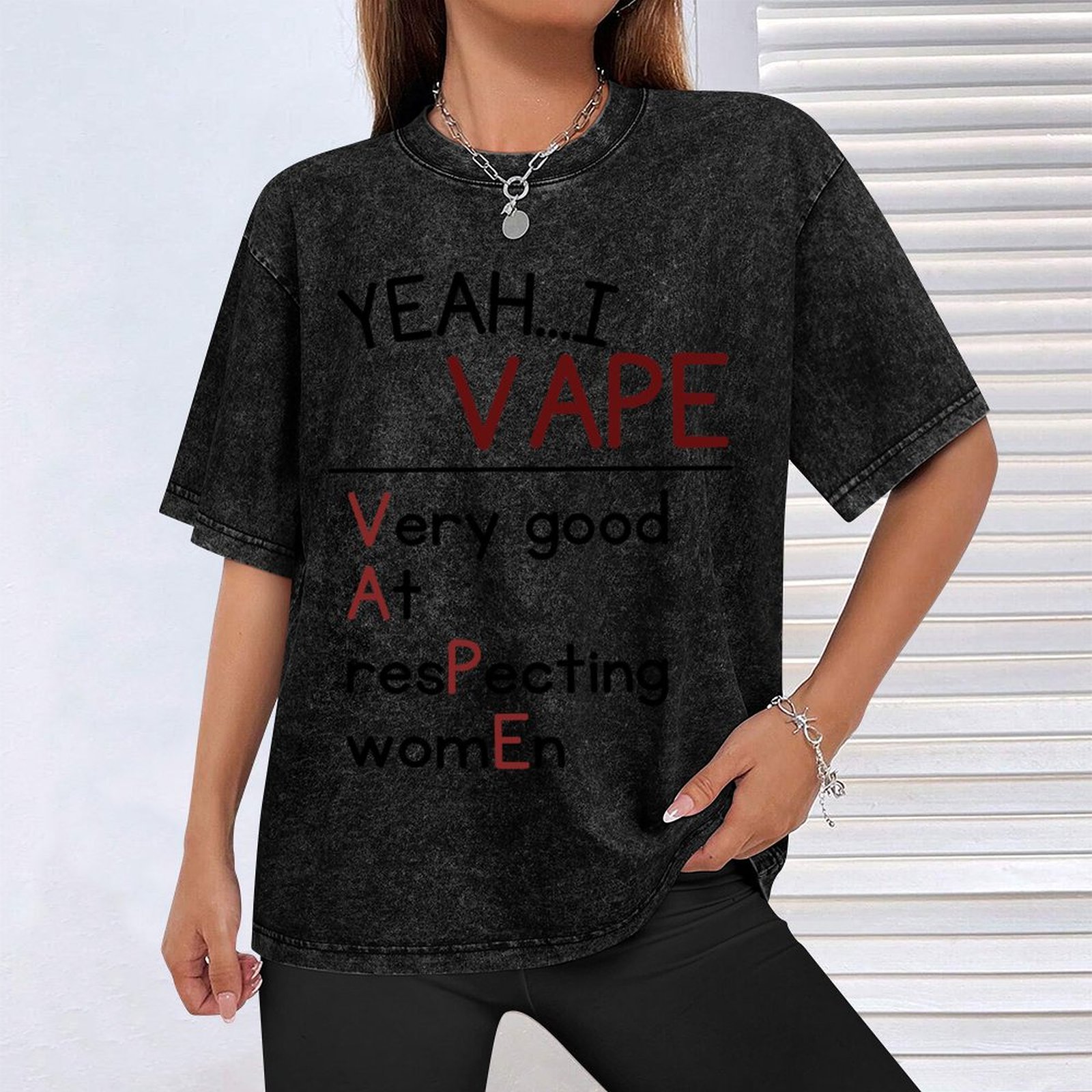 Футболка с принтом «Да, я очен – обзор и цена Vaping Goods