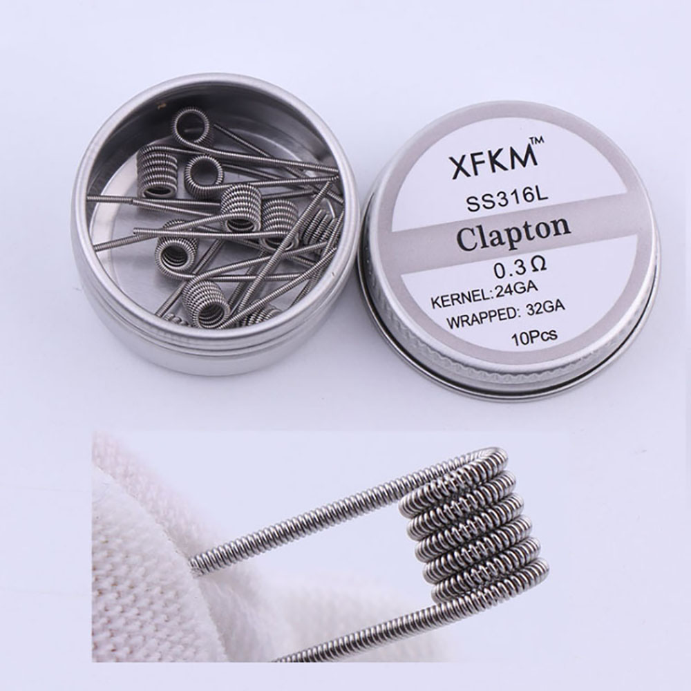 10 шт./коробка, готовые спирал – обзор и цена Clapton Wire Pre Built