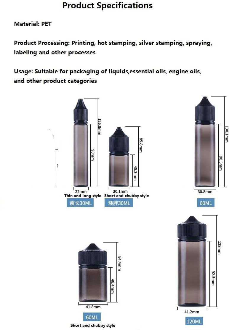 20 шт. 30-120 мл пустая бутылк – обзор и цена Juice Bottle Dropper