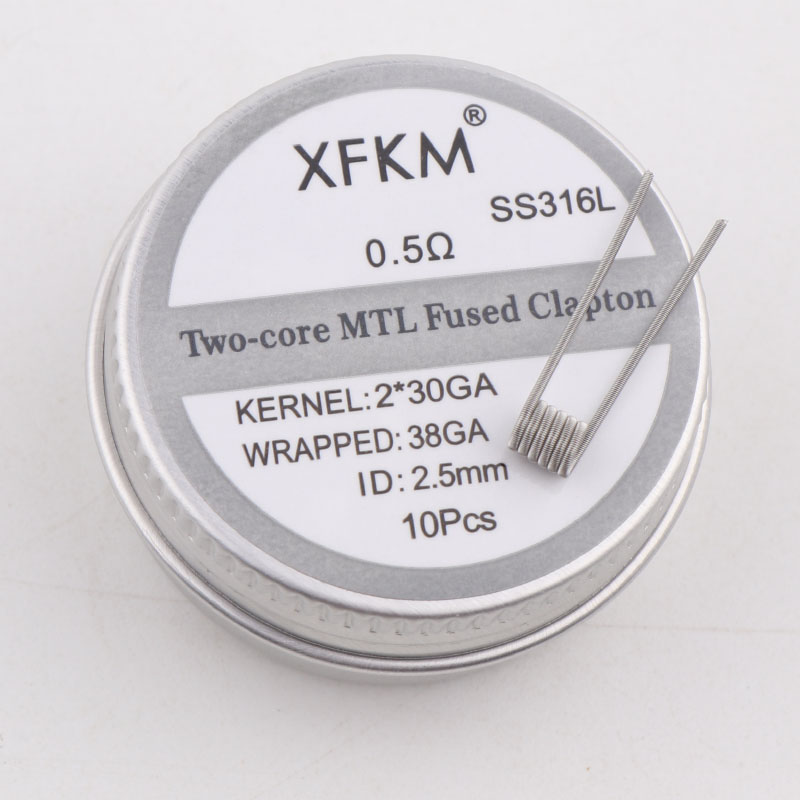 НОВЫЙ XFKM 10 шт./кор. NI80/A1 – обзор и цена Clapton Wire Pre Built