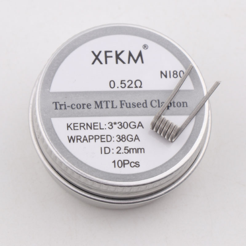 НОВЫЙ XFKM 10 шт./кор. NI80/A1 – обзор и цена Clapton Wire Pre Built
