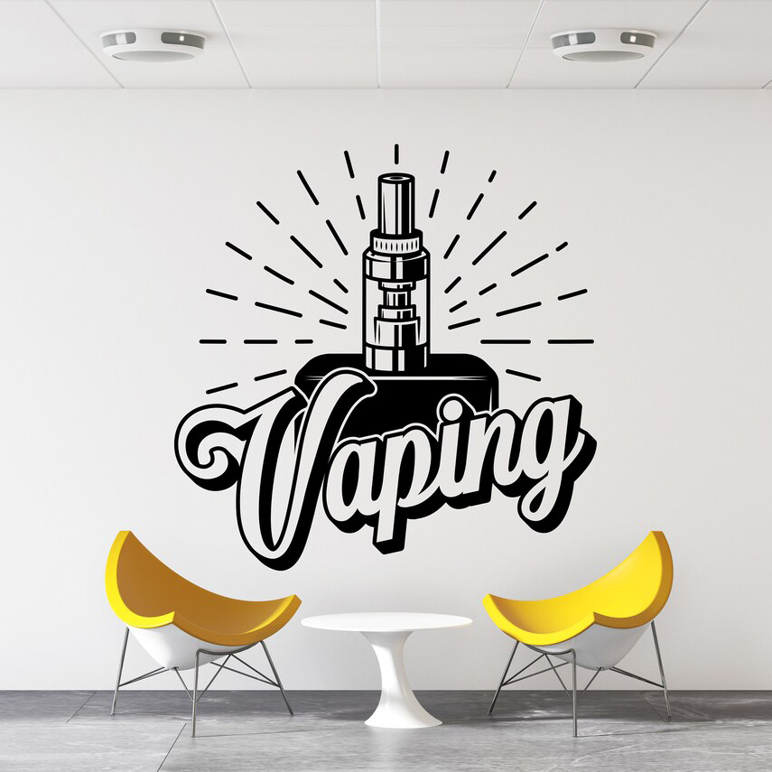 Стикер для декорирования магаз – обзор и цена Vaping Store